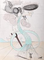 Salvador Dali DAN, OF THE TRIBES OF ISRAEL Tapestry, 70.5H - Sold for $3,200 on 05-16-2026 (Lot 337).jpg